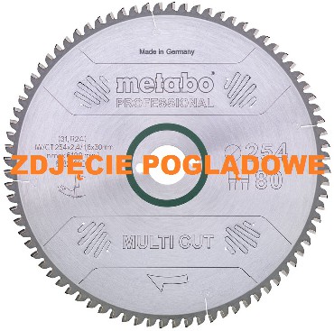 Pia tarczowa Metabo HW/CT 210x30 64 FZ/TZ 5 ujemny