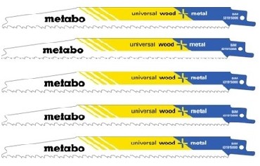 Brzeszczot Metabo Universal wood+metal BiM 200x1.25 - 5 sztuk