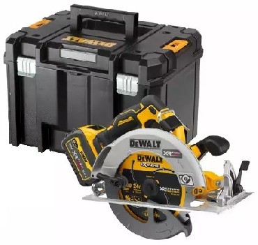 Akumulatorowa pilarka tarczowa rczna DeWalt DCS573T1 BRUSHLESS FLEXVOLT ADVANTAGE - 1 akumulator FLEXVOLT 18-54V/6.0-2.0Ah