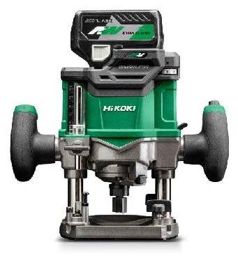 Akumulatorowa frezarka grnowrzecionowa HiKOKI (dawniej Hitachi) M3612DA WPZ BRUSHLESS - 2 akumulatory MultiVolt 18-36V/5.0-2.5Ah + walizka HSC
