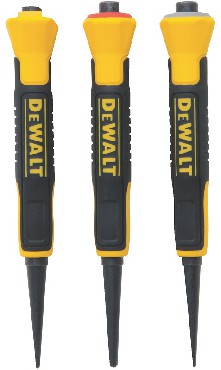 Zestaw wybijakw DeWalt Zestaw pobijakw 0.8-1.5-2.4 mm - 3 sztuki