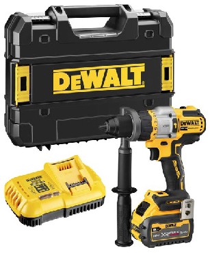 Akumulatorowa wiertarko-wkrtarka udarowa DeWalt DCD999X1 BRUSHLESS FLEXVOLT ADVANTAGE - 1 akumulator FLEXVOLT 18-54V/9.0-3.0Ah