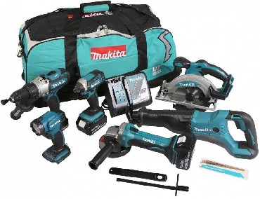 ZESTAW 18V Makita DLX6105T - 3 akumulatory 18V/5.0Ah