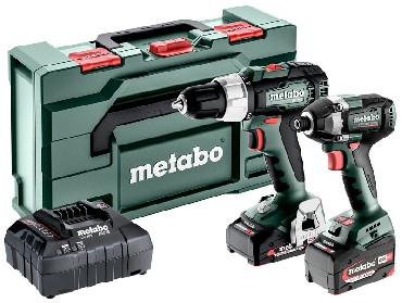 ZESTAW 18V Metabo Combo Set 2.8.6 18V - 2 akumulatory Li-Power 18V/1x2.0Ah+1x4.0Ah + metaBOX