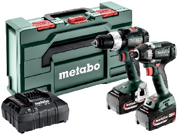 ZESTAW 18V Metabo Combo Set 2.8.8 18V - 2 akumulatory Li-Power 18V/5.2Ah + metaBOX