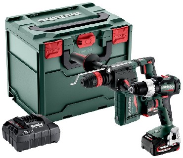 ZESTAW 18V Metabo Combo Set 2.4.8 18V - 2 akumulatory Li-Power 18V/5.2Ah + metaBOX