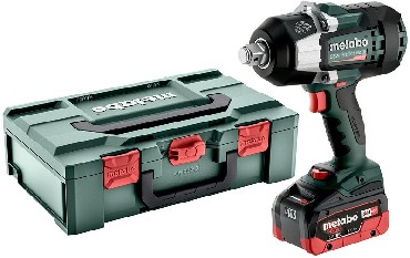 Akumulatorowy klucz udarowy Metabo SSW 18 LTX 1750 BL - 2 akumulatory LiHD 18V/5.5Ah + metaBOX
