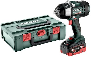 Akumulatorowy klucz udarowy Metabo SSW 18 LTX 1750 BL + metaBOX + 2 akumulatory LiHD 18V/8.0Ah