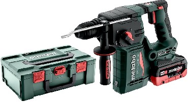 Akumulatorowy mot udarowo-obrotowy Metabo KH 18 LTX BL 24 - 2 akumulatory LiHD 18V/5.5Ah + metaBOX