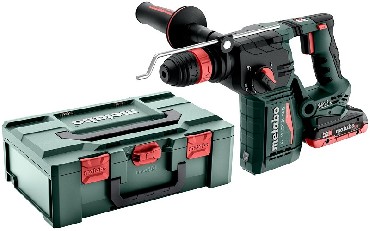 Akumulatorowy mot udarowo-obrotowy Metabo KH 18 LTX BL 24 Q + metaBOX + 2 akumulatory LiHD 18V/4.0Ah