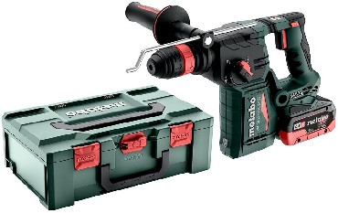 Akumulatorowy mot udarowo-obrotowy Metabo KH 18 LTX BL 24 Q - 2 akumulatory LiHD 18V/5.5Ah + metaBOX