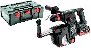 Akumulatorowy mot udarowo-obrotowy Metabo KH 18 LTX BL 24 Q Set ISA - 2 akumulatory LiHD 18V/5.5Ah + metaBOX