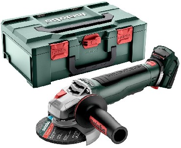 Akumulatorowa szlifierka ktowa Metabo WPB 18 LT BL 11-125 Quick + metaBOX (bez akumulatora i adowarki)