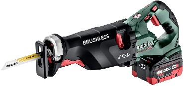 Akumulatorowa pia szablasta Metabo SSEP 18 LTX BL MVT - 2 akumulatory LiHD 18V/8.0Ah + metaBOX