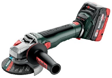 Akumulatorowa szlifierka ktowa Metabo WB 18 LT BL 11-125 Quick - 2 akumulatory LiHD 18V/5.5Ah + metaBOX