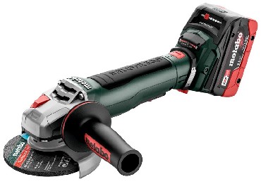 Akumulatorowa szlifierka ktowa Metabo WPB 18 LT BL 11-125 Quick - 2 akumulatory LiHD 18V/5.5Ah + metaBOX