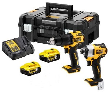 ZESTAW 18V DeWalt DCK2062P2T BRUSHLESS - 2 akumulatory 18V/5.0Ah