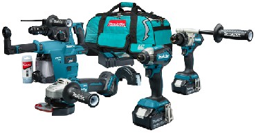 ZESTAW 18V Makita DLX4155TX1 - 2 akumulatory 18V/5.0Ah