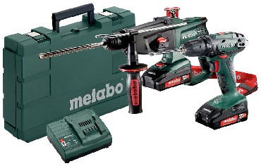 Zestaw Combo - klasa 18 V Metabo Combo 2.3.2 18V 2x Li-Power BS+KHA