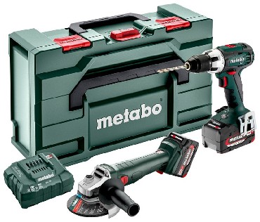 ZESTAW 18V Metabo Combo Set 2.4.1 18V - 2 akumulatory Li-Power 18V/4.0Ah + metaBOX