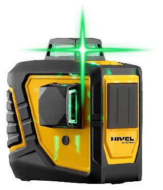Laser krzyowy Nivel System CL2D-G + czujnik CLS-3 + statyw SJJ-M1 EX + ata laser. LS-24