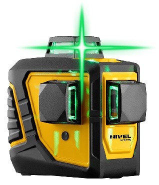Laser krzyowy Nivel System CL3D-G + czujnik CLS-3 + statyw SJJ-M1 EX + ata laser. LS-24