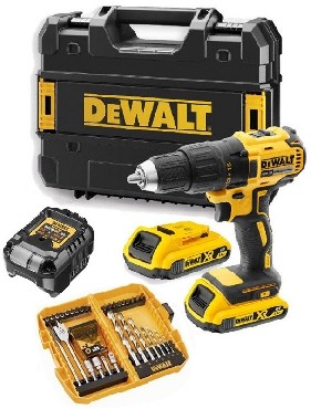Akumulatorowa wiertarko-wkrtarka DeWalt DCD777D2K BRUSHLESS - 2 akumulatory 18V/2.0Ah