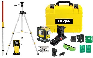 Laser krzyowy Nivel System CL4D-G + statyw SJJM1EX + czujnik CLS5 + ata laser. LS24