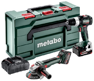 ZESTAW 18V Metabo Combo Set 2.9.4 18V - 2 akumulatory Li-Power 18V/5.2Ah + metaBOX