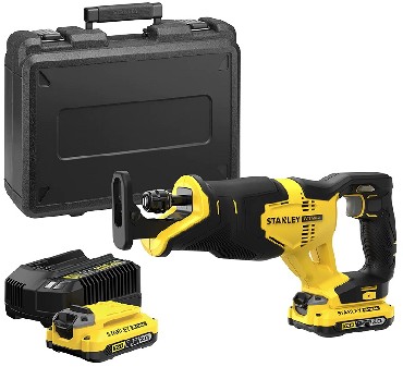 Akumulatorowa pia szablasta Stanley FatMax V20 SFMCS310D2K BRUSHLESS - 2 akumulatory 18V/2.0Ah