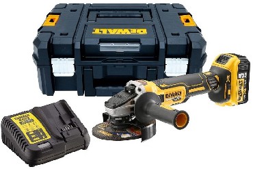 Akumulatorowa szlifierka ktowa DeWalt DCG405P1 BRUSHLESS XR - akumulator 18V/5.0Ah