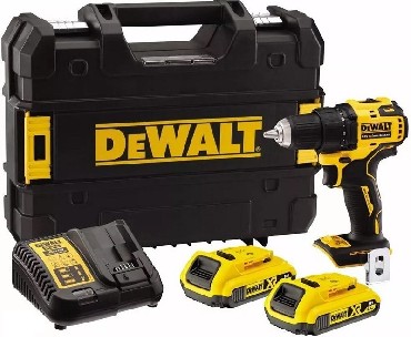 Akumulatorowa wiertarko-wkrtarka udarowa DeWalt DCD709D2T BRUSHLESS - 2 akumulatory 18V/2.0Ah