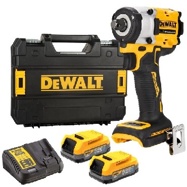 Akumulatorowy klucz udarowy DeWalt DCF921E2T BRUSHLESS - 2 akumulatory POWERSTACK 18V/1.7Ah