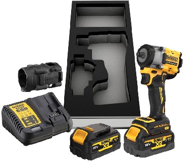 Akumulatorowy klucz udarowy DeWalt DCF923P2G BRUSHLESS - 2 akumulatory 18V/5.0Ah olejoodporne