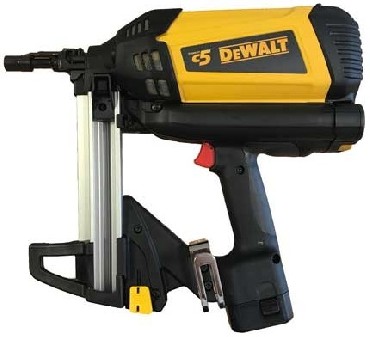 Akumulatorowa gwodziarka gazowa DeWalt C5 TRAK-IT z krtkim magazynkiem