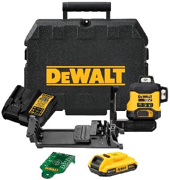 Laser krzyowy DeWalt DCLE34031D1 - akumulator 18V/2.0Ah