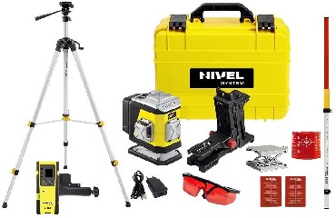 Laser krzyowy Nivel System CL2R + statyw SJJM1EX + czujnik CLS4 i ata LS24