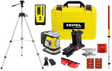 Laser krzyowy Nivel System CL2R + statyw SJJM1EX + czujnik RD800 i ata LS24