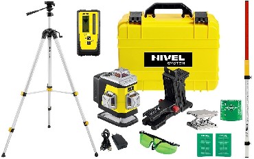 Laser krzyowy Nivel System CL4G + statyw SJJM1EX + czujnik RD800 i ata LS24