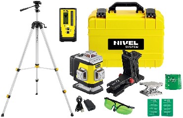 Laser krzyowy Nivel System CL4G + statyw SJJM1EX + czujnik RD800
