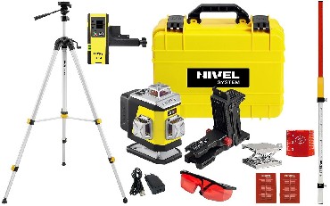 Laser krzyowy Nivel System CL4R + statyw SJJM1EX + czujnik CLS4 i ata LS24