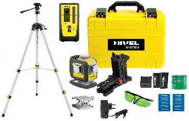 Laser krzyowy Nivel System CL4D-B + statyw SJJM1EX + czujnik RD800