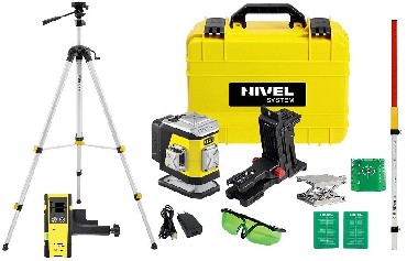 Laser krzyowy Nivel System CL2G + statyw SJJM1EX + czujnik CLS4 i ata LS24
