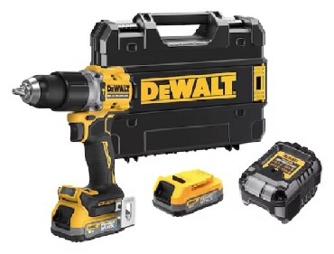 Akumulatorowa wiertarko-wkrtarka udarowa DeWalt DCD805E2T BRUSHLESS - 2 akumulatory POWERSTACK 18V/1.7Ah