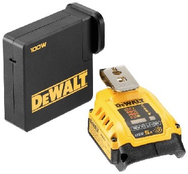 Adapter DeWalt Zestaw do adowania z adapterem USB 5A