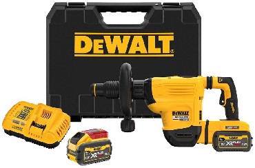 Akumulatorowy mot udarowy DeWalt DCH832X2 BRUSHLESS FLEXVOLT - 2 akumulatory FLEXVOLT 18-54V/9.0-3.0Ah