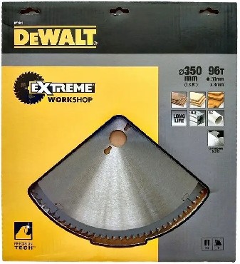 Pia tarczowa DeWalt Tarcza do drewna EXTREME WORKSHOP 350x30 mm 96T