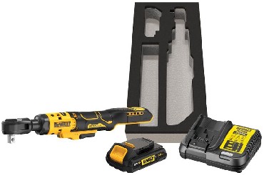 Akumulatorowy klucz zapadkowy DeWalt DCF512D1G BRUSHLESS - akumulator 18V/2.0Ah olejoodporny