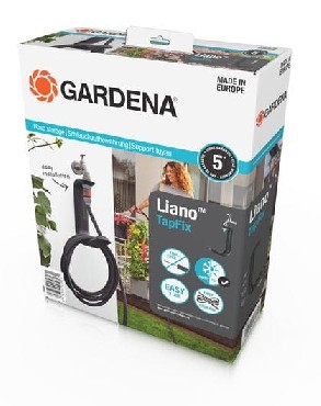 W ogrodowy Gardena W tekstylny Liano 10 m + wieszak TapFix