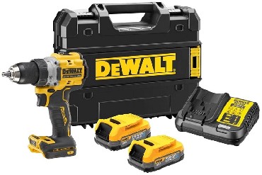 Akumulatorowa wiertarko-wkrtarka DeWalt DCD800E2T BRUSHLESS - 2 akumulatory POWERSTACK 18V/1.7Ah